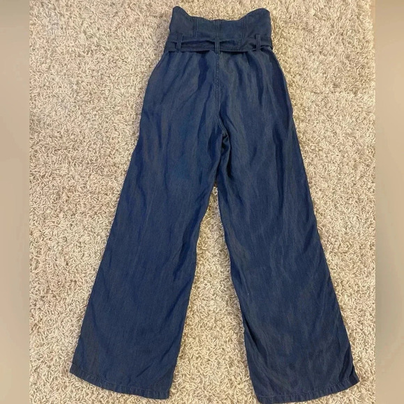 Liu Jo Navy High-Waisted Pants wide legs size 26 - Picture 7 of 7